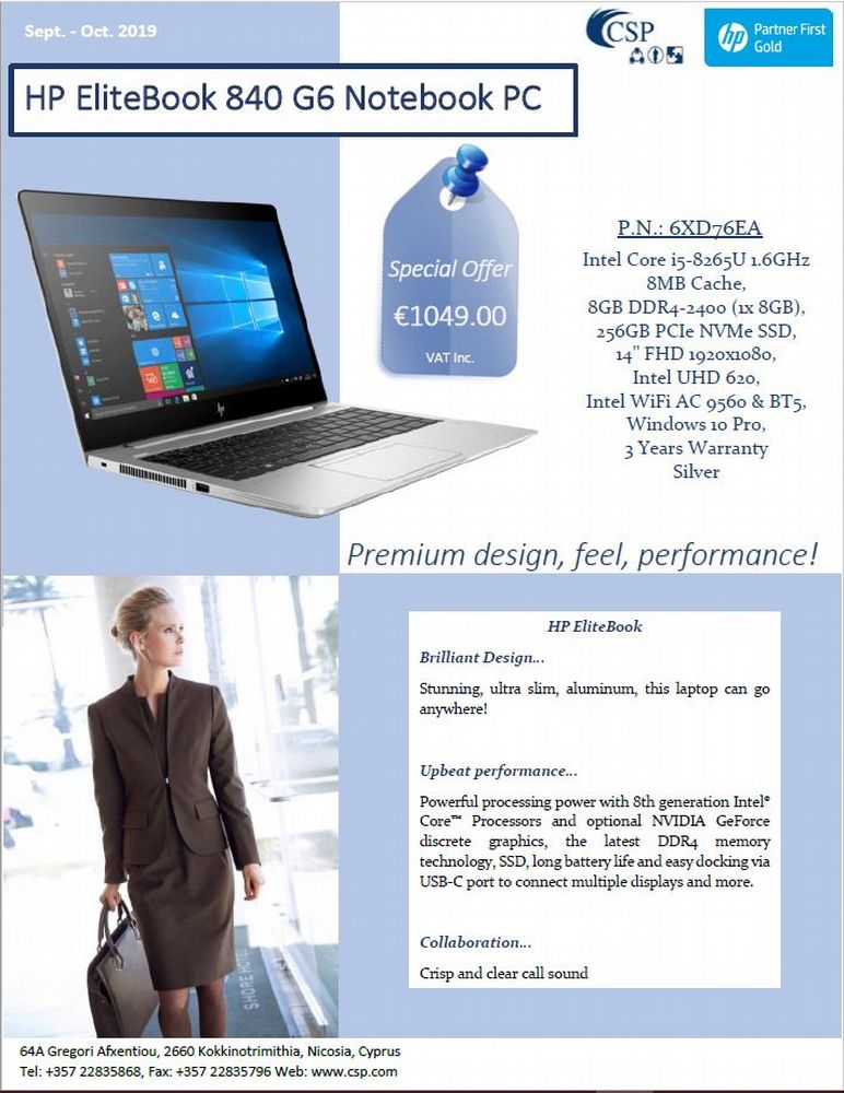 HP EliteBook 840 G6 Notebook